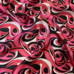 Abstract (Pucci) Table Linen in Fuchsia