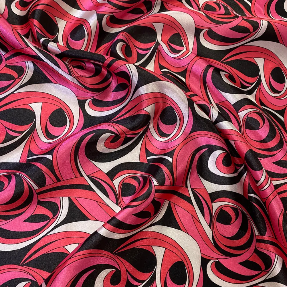 Abstract (Pucci) Table Linen in Fuchsia