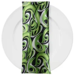 Abstract (Pucci) Table Napkin in Limey