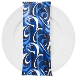 Abstract (Pucci) Table Napkin in Bluey