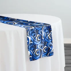 Abstract (Pucci) Table Runner in Bluey