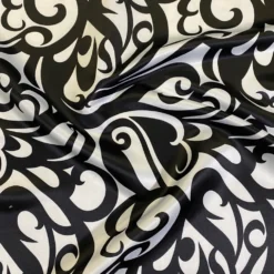 Abstract (Pucci) Table Runner in Black and White