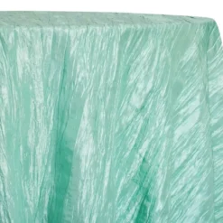 Accordion Taffeta Table Linen in Mint