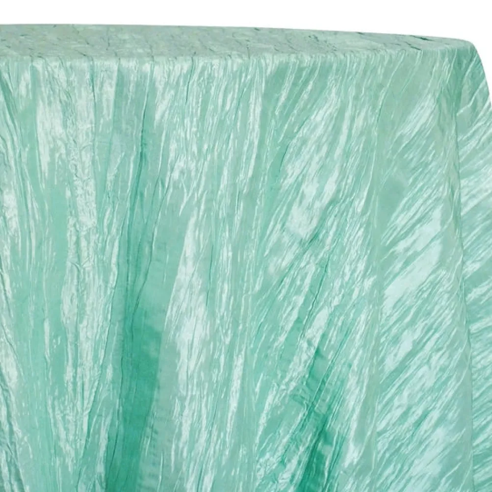 Accordion Taffeta Table Linen in Mint