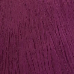 Accordion Taffeta Table Linen in Sangria 46