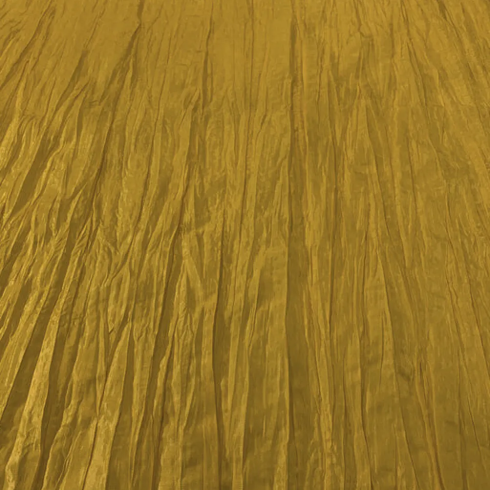 Accordion Taffeta Table Linen in Dijon 160