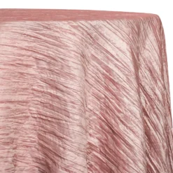 Accordion Taffeta Table Linen in Dusty Rose 085