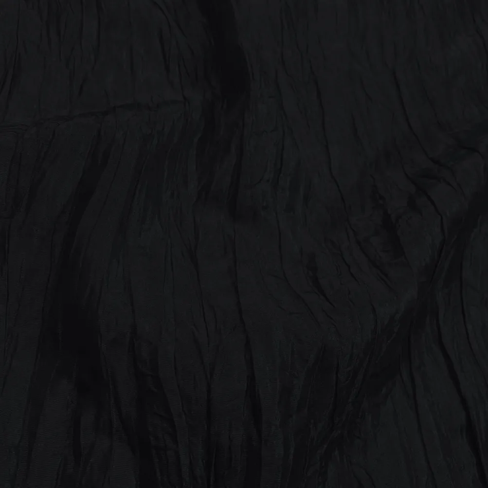 Accordion Taffeta Table Linen in Black
