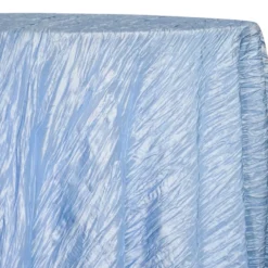 Accordion Taffeta Table Linen in Blue