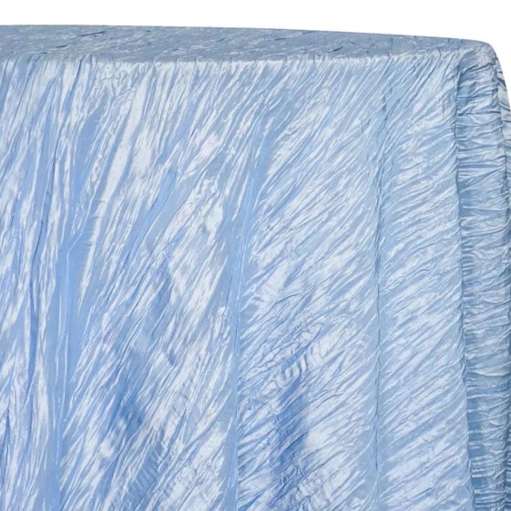 Accordion Taffeta Table Linen in Blue