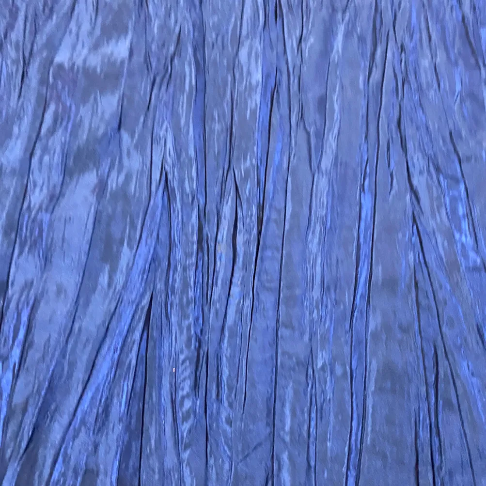 Accordion Taffeta Table Linen in Navy