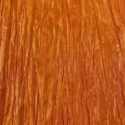 Accordion Taffeta Table Linen in Orange