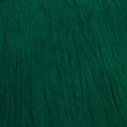 Accordion Taffeta Table Linen in Hunter Green