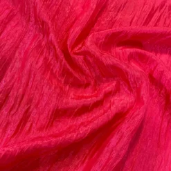 Accordion Taffeta Table Linen in Hot Pink