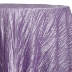 Accordion Taffeta Table Linen in Lavender