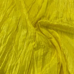Accordion Taffeta Table Linen in Yellow