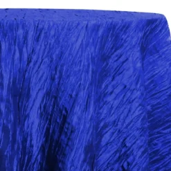 Accordion Taffeta Table Linen in Royal