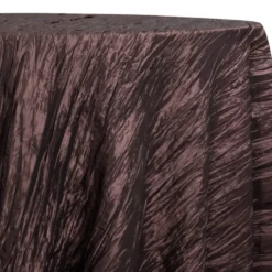 Accordion Taffeta Table Linen in Brown