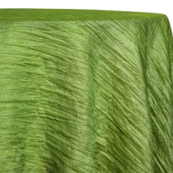 Accordion Taffeta Table Linen in Green