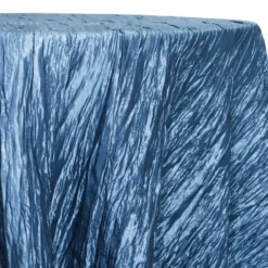 Accordion Taffeta Table Linen in Azure