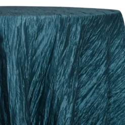 Accordion Taffeta Table Linen in Teal 33