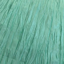 Accordion Taffeta Table Linen in Teal Green