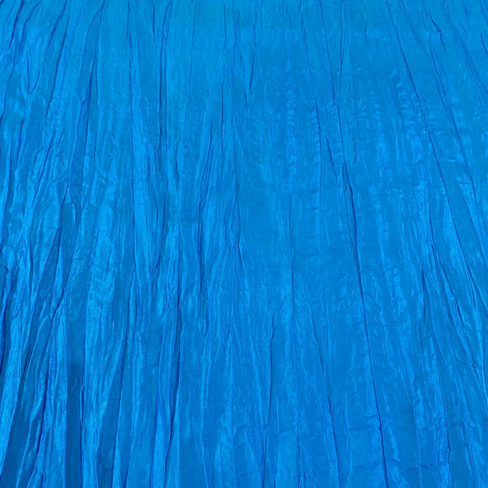 Accordion Taffeta Table Linen in Turquoise 112