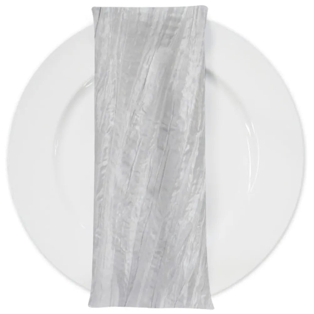 Accordion Taffeta Table Napkin in Cream