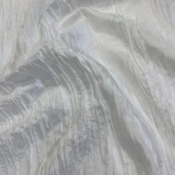 Accordion Taffeta Table Napkin in Ivory