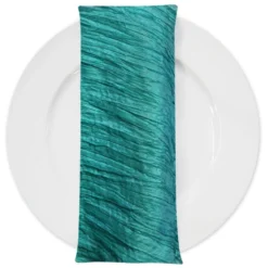 Accordion Taffeta Table Napkin in Oasis