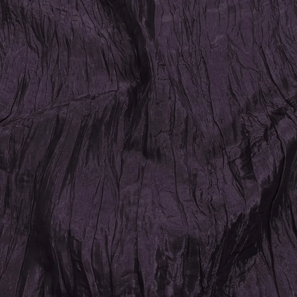 Accordion Taffeta Table Napkin in Raisin
