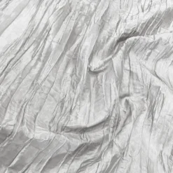 Accordion Taffeta Table Napkin in White
