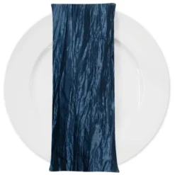 Accordion Taffeta Table Napkin in Peacock