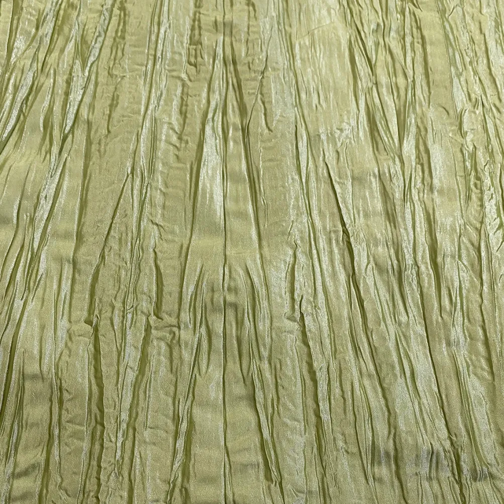 Accordion Taffeta Table Napkin in Olive
