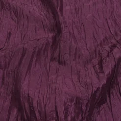 Accordion Taffeta Table Runner in Plum