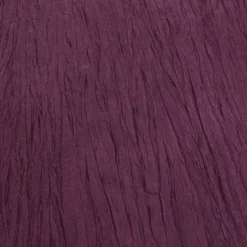 Accordion Taffeta Table Runner in Plum