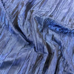 Accordion Taffeta Table Runner in Navy
