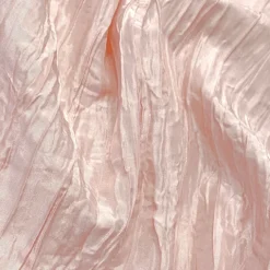 Accordion Taffeta Table Runner in Rose Powder