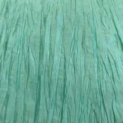 Accordion Taffeta Table Runner in Teal Green