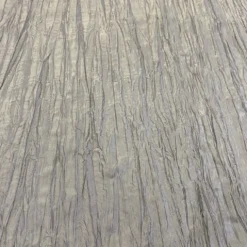 Accordion Taffeta Table Runner in Silver 097