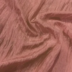 Accordion Taffeta Table Runner in Salmon