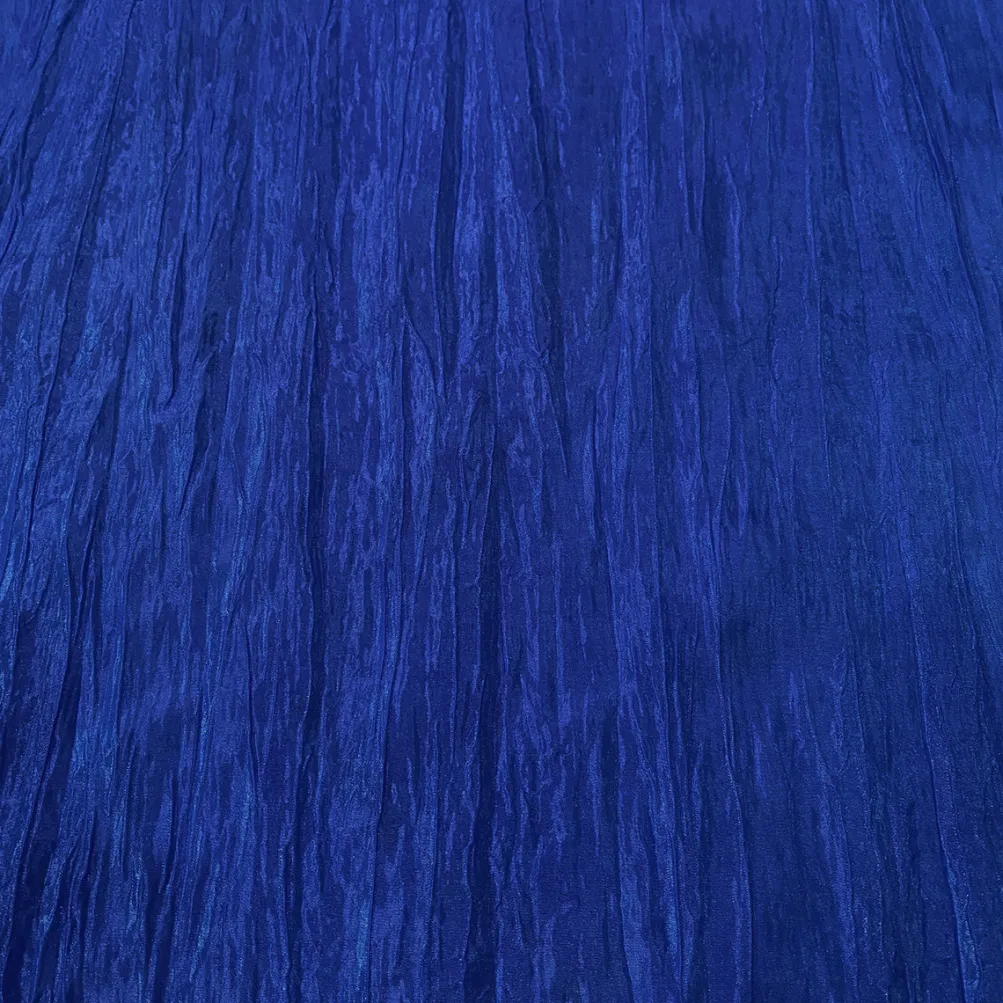 Accordion Taffeta Table Runner in Royal