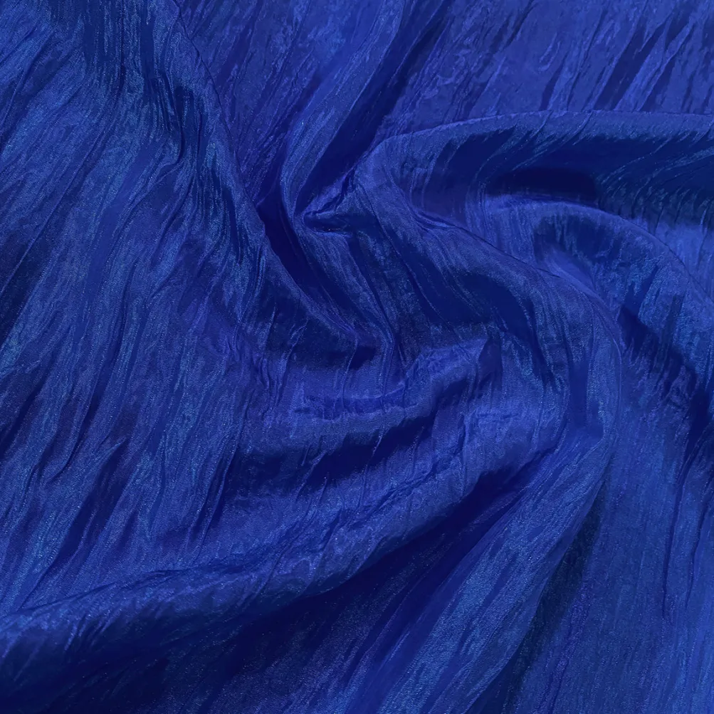 Accordion Taffeta Table Runner in Royal