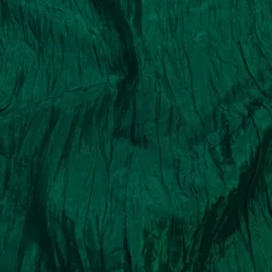 Accordion Taffeta Table Runner in Hunter Green