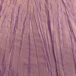 Accordion Taffeta Table Runner in Mauve