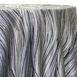 Allure Jacquard Table Linen in Silver