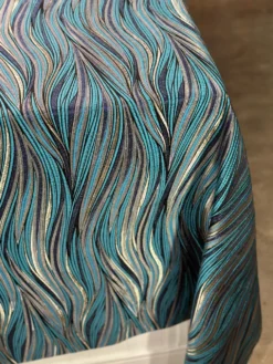 Allure Jacquard Table Linen in Blue