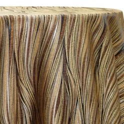 Allure Jacquard Table Linen in Gold