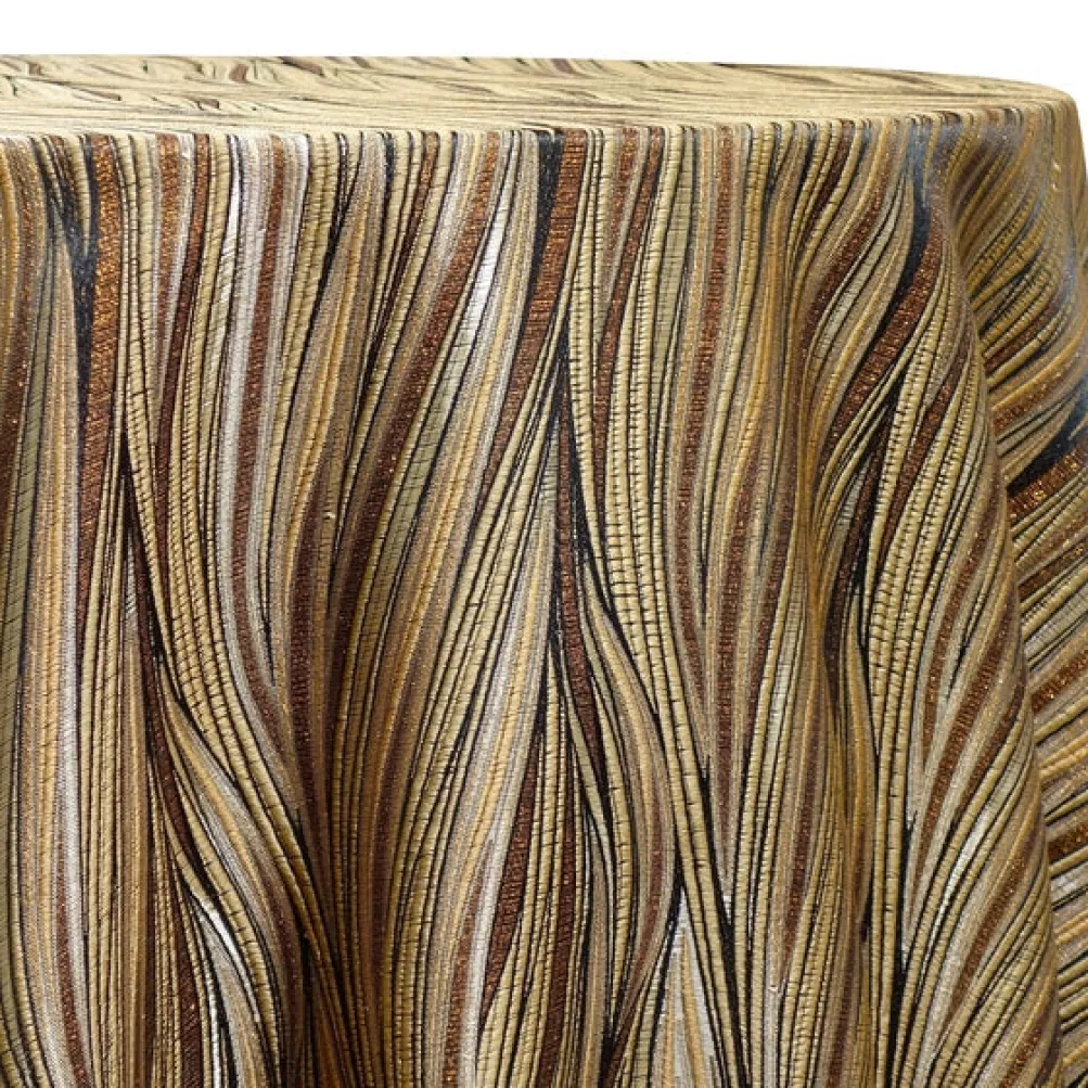Allure Jacquard Table Linen in Gold