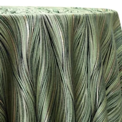 Allure Jacquard Table Linen in Green